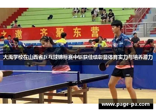 大禹学校在山西省乒乓球锦标赛中斩获佳绩彰显体育实力与培养潜力
