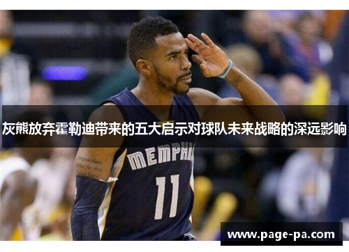 灰熊放弃霍勒迪带来的五大启示对球队未来战略的深远影响